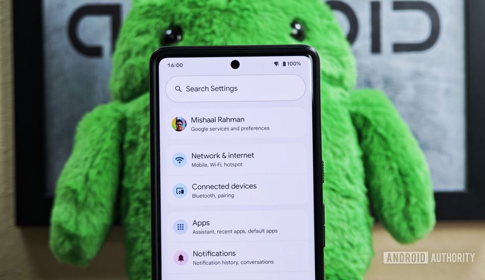 Configurações Android