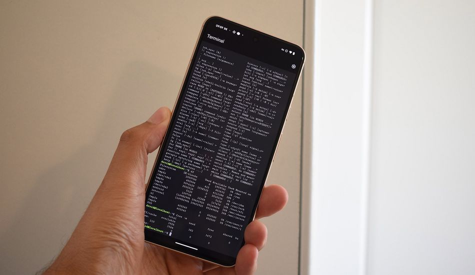 Terminal Linux do Android