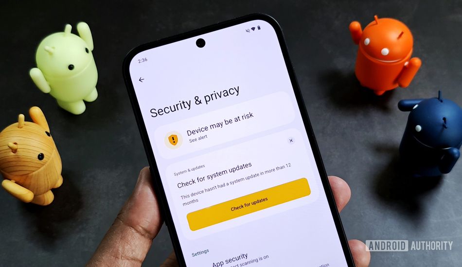 Atualizações de Segurança do Android